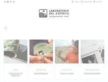 Tablet Screenshot of laboratoriodelespiritu.org
